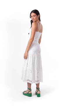 Vestido Liza de Laise Off White na internet