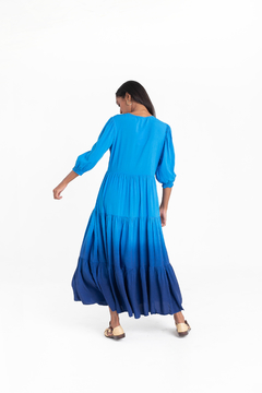Vestido Nany Azul Degradê - loja online