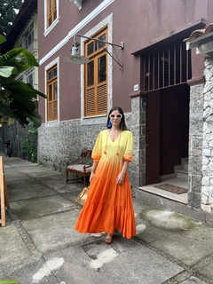 Vestido Nany Amarelo Degradê - loja online