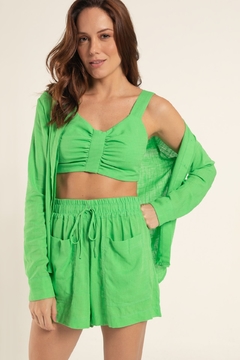 Camisa Cintia Verde - loja online