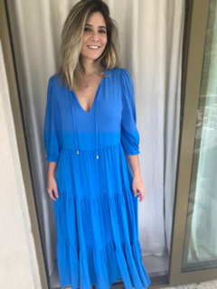 Vestido Nany Azul Céu - comprar online