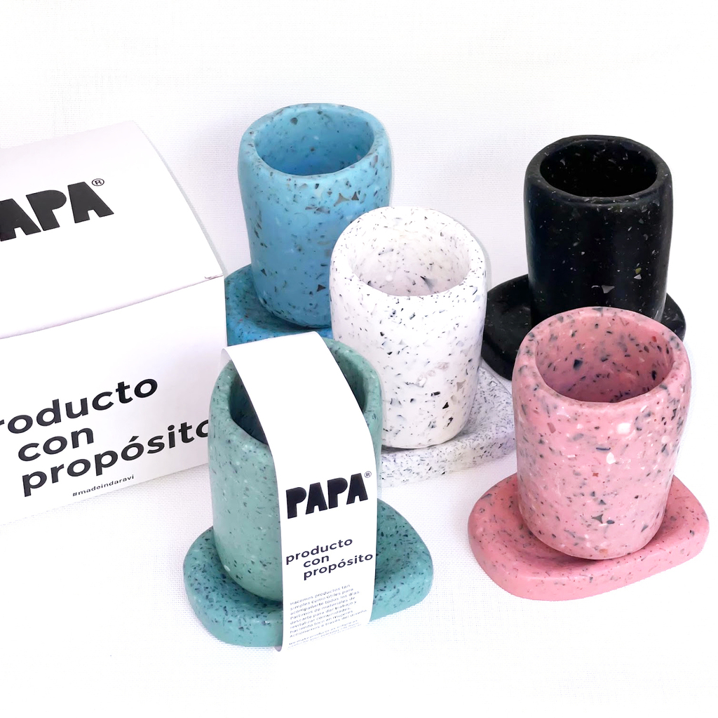 Set de baño Vaso + Jabonera - Comprar en PAPA
