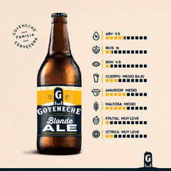 Blonde Ale - Cerveza Artesanal Goyeneche