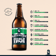 Doble IPA (India Pale Ale) - Cerveza Artesanal Goyeneche