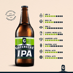 IPA (India Pale Ale) - Cerveza Artesanal Goyeneche