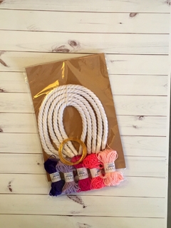 Kit Arco iris macramé - tienda online