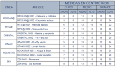 Aplique Bordado Termoadhesivo Medio. Línea MAGIC@ - comprar online