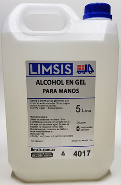 Alcohol en gel LIMSIS 5lt