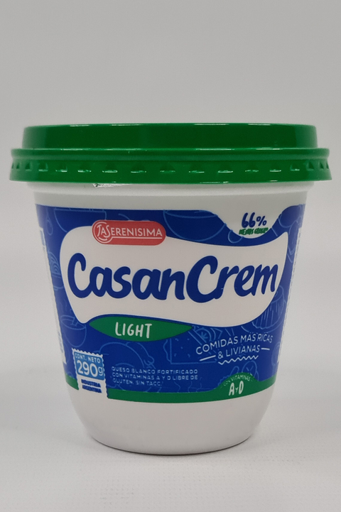 Queso crema light CASANCREM 290gr