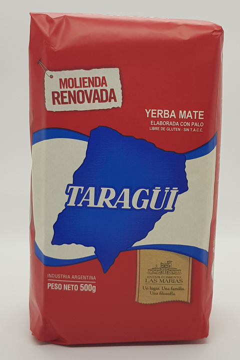 Yerba TARAGUI 500gr. PACK DE 5 UNIDADES.