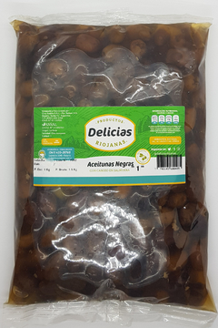 Aceitunas negras DELICIAS RIOJANAS 1kg