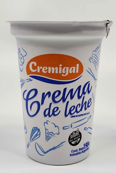 Crema de leche CREMIGAL 190gr