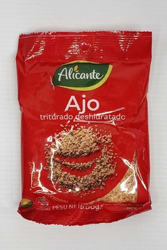 Ajo triturado ALICANTE 50gr. CAJA DE 6 UNIDADES.