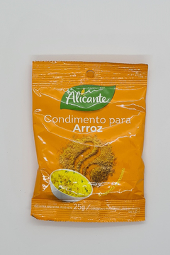 Condimento para arroz ALICANTE 25gr. CAJA DE 5 UNIDADES.