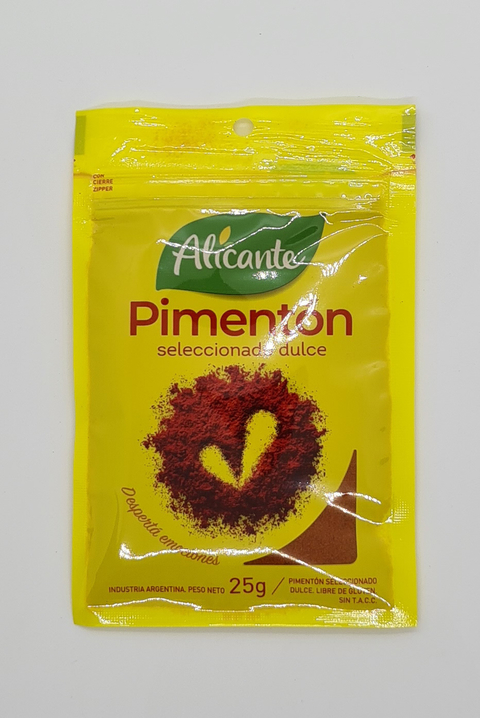 Pimentón ALICANTE 25gr. CAJA DE 5 UNIDADES.