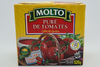 Pure de tomate MOLTO 520gr. PACK DE 12 UNIDADES.