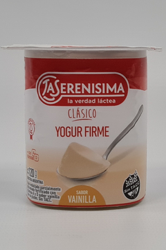 Yogurt firme vainilla YOGURISIMO 120gr . PACK DE 2 UNIDADES.
