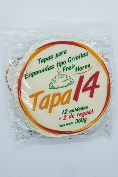 Discos de empanadas tipo criolla TAPA 14 360gr
