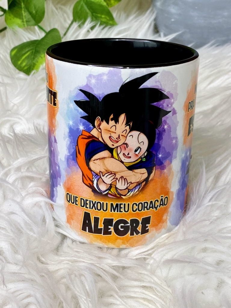 Caneca Personalizada Dragon Ball Z Goku Super Sayajin Azul