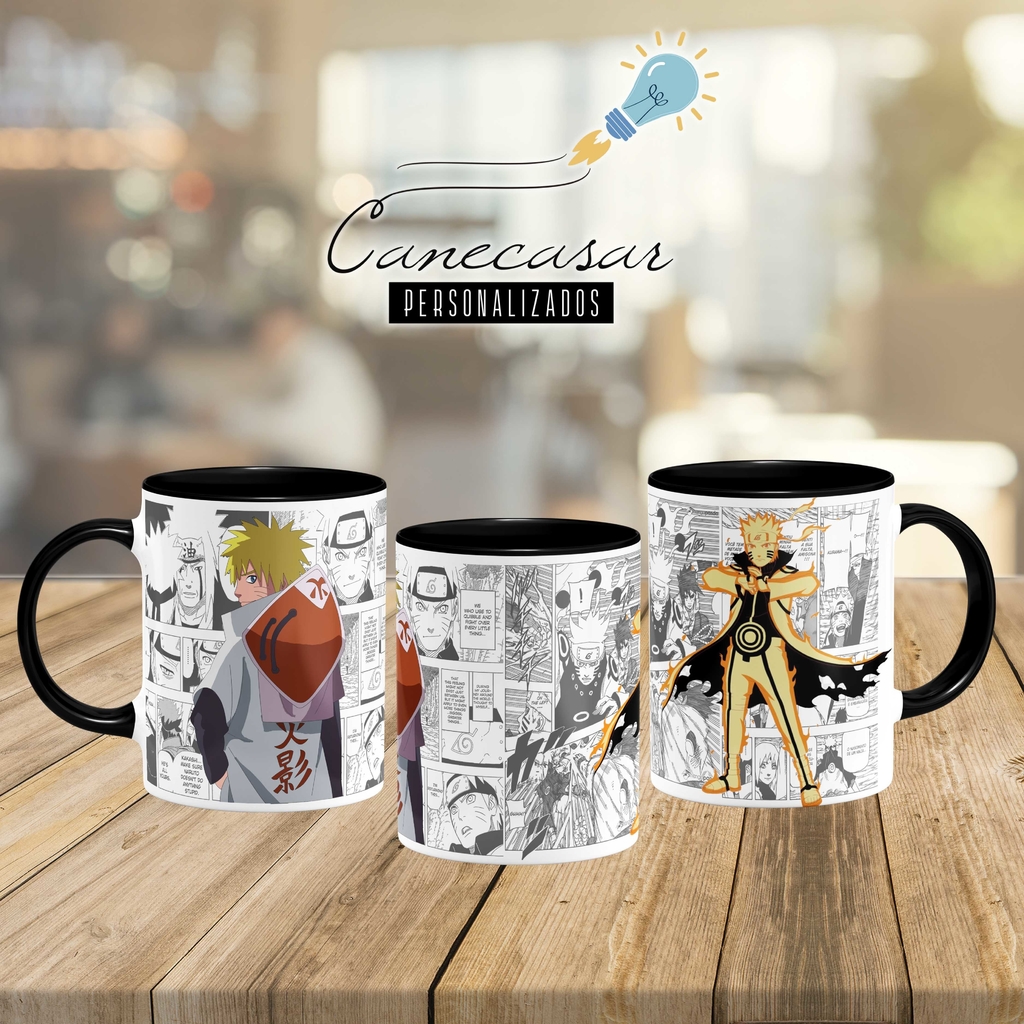 Caneca naruto preta