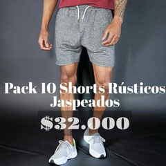 Pack 10 Short Rustico Jaspeado - comprar online