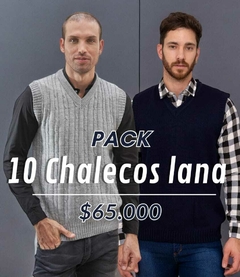 Pack 10 Chaleco de Lana