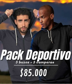 Pack 5 Buzo Deportivo 1/2 Estacion + 5 Camperas Deportivo 1/2 Estacion - comprar online