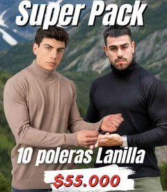 Pack 10 Polera Lanilla