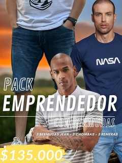 Pack Emprendedor C/Bermudas, Chombas y Remera Estampada