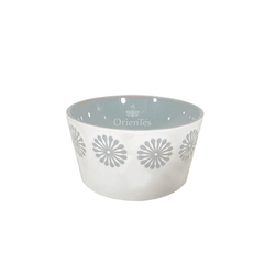 Bowl Flor celeste y blanca en internet