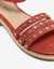 SANDALIAS JAIRA ROJO. VIAMO - tienda online