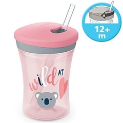 NUK VASO EVOLUTION ACTION CUP rosa