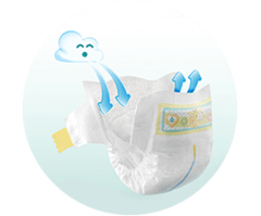 Pampers Deluxe Protection Talle Recién Nacido + x 56u (3-6 kg) (Nueva Presentacion, Ex Premium Care) - Pañolino