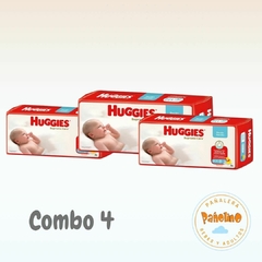 Combo 4 Huggies Supreme talle P x 30 unidades - comprar online