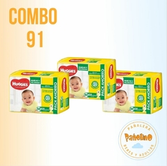 Combo 91 Huggies Triple Proteccion Hiper - comprar online