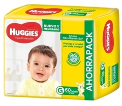 Huggies Triple Proteccion talle G x 60 unidades - comprar online