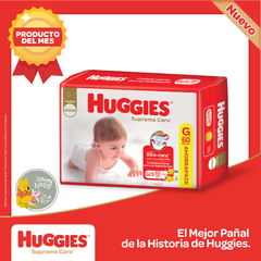 Huggies Supreme talle G x 60 unidades. unisex.