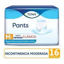 Tena Pants Clasico Talle M x 16 unidades