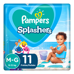 Pampers Splashers Extra Grande x 10 unidades (11 a 15 kg) - tienda online