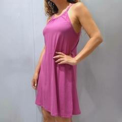 VESTIDO LINO - FUCSIA - comprar online