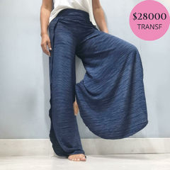 PANTALON ABIERTO - AZUL PLI