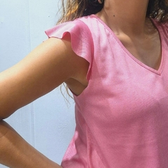 MUSCULOSA TIRITA - ROSA CHICLE - Chula