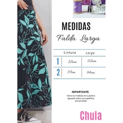 POLLERA LARGA - ORANGE - Chula