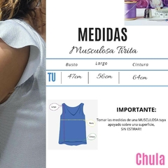 MUSCULOSA TIRITA - ROSA CHICLE