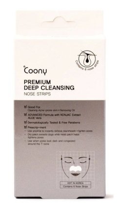 COONY PREMIUM DEEP CLEANSING NOSE STRIPS | EXTRAE PUNTOS NEGROS