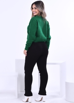 Blusa Cropped Mousse Fiorela - loja online