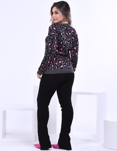 Blusa Tricot Animal Print Lauren - comprar online