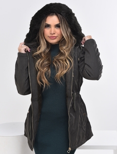 Casaco parka best sale verde