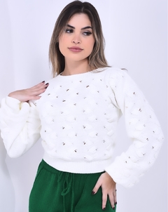 Blusa Cropped Pipoca - comprar online