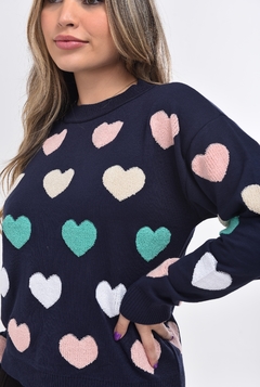 Blusa Modal Coração Colors na internet